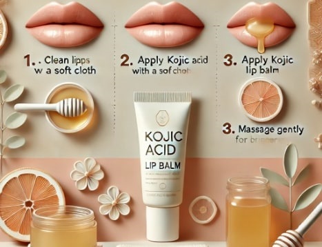 How to Use Kojic Acid Lip Balm, Lip Care Routine